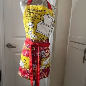 Trader Joe's Yellow and Red Apron